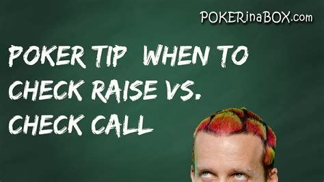 poker check raising